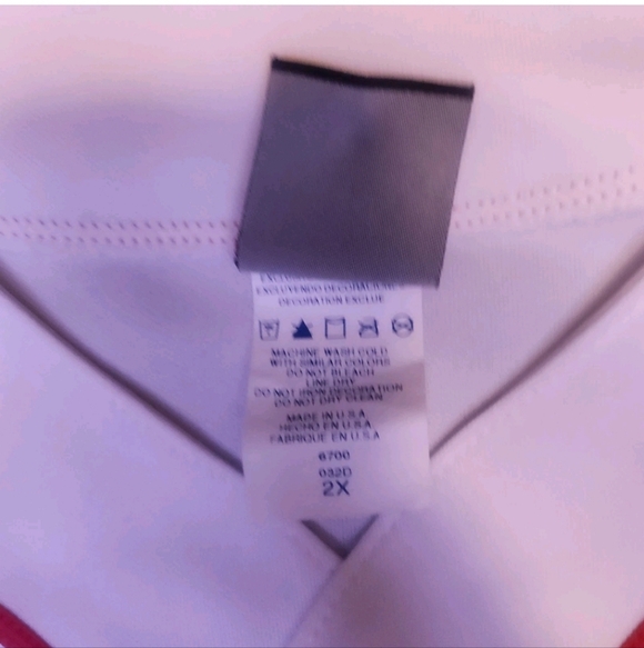 Majestic MLB Men Boston Red Sox White Jersey Size 2XL Vintage Stars 4th Of July - Picture 5 of 6